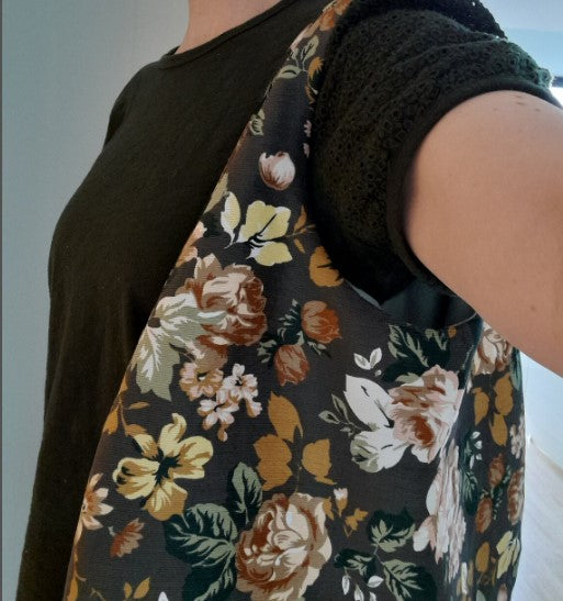 The Lulworth Bag - Unique Vintage 50's/60's Fabric Reversible Shoulder Bag