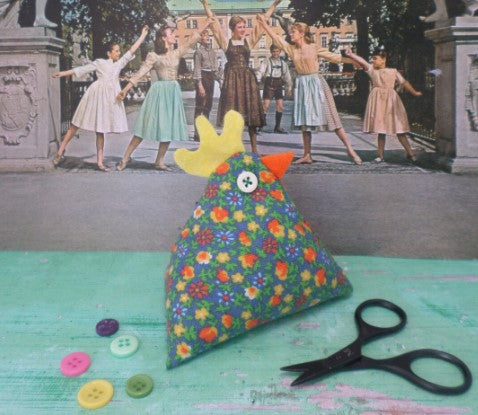 Little Mabel Chicken Pin Cushion Sewing Kit