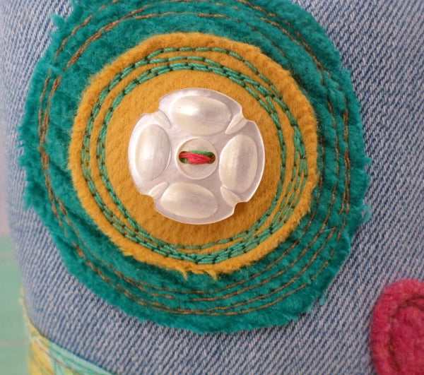 Recycled Fabric Owl Doorstop