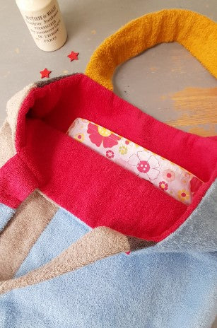 The Reversible Toweling Beach Bag