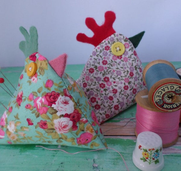 Little Mabel Chicken Pin Cushion Sewing Kit