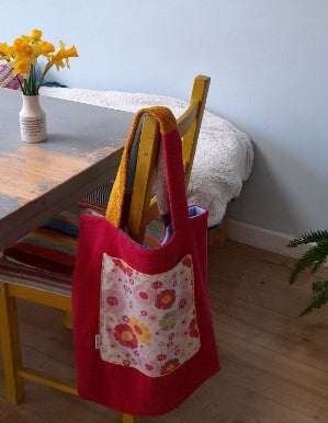The Reversible Toweling Beach Bag