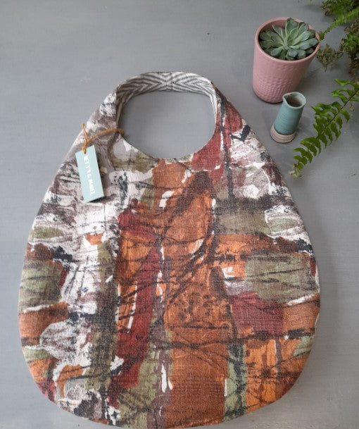 The Lulworth Bag - Unique Vintage 50's/60's Fabric Reversible Shoulder Bag