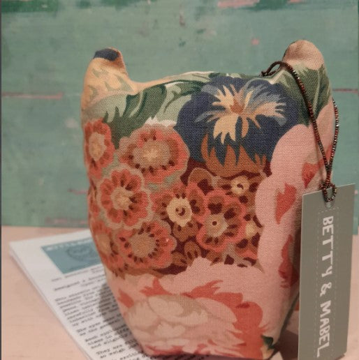 Recycled Fabric Owl Bookend